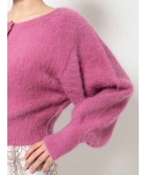 MERCURYDUO（マーキュリーデュオ）の「FOX3WAYニットカーディガン（カーディガン/ボレロ・レディース・ラベンダー/ブルー/ピンク/チャコールグレー・FREE）」の16枚目の写真