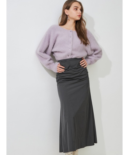 MERCURYDUO（マーキュリーデュオ）の「FOX3WAYニットカーディガン（カーディガン/ボレロ・レディース・ラベンダー/ブルー/ピンク/チャコールグレー・FREE）」の14枚目の写真