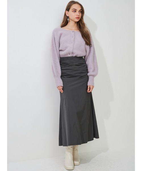 MERCURYDUO（マーキュリーデュオ）の「FOX3WAYニットカーディガン（カーディガン/ボレロ・レディース・ラベンダー/ブルー/ピンク/チャコールグレー・FREE）」の13枚目の写真