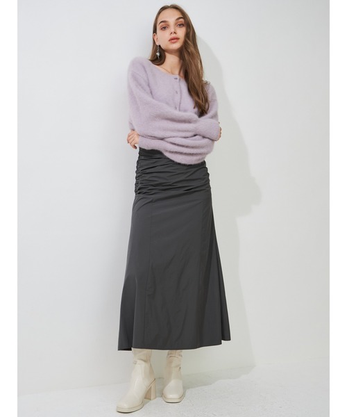 MERCURYDUO（マーキュリーデュオ）の「FOX3WAYニットカーディガン（カーディガン/ボレロ・レディース・ラベンダー/ブルー/ピンク/チャコールグレー・FREE）」の12枚目の写真