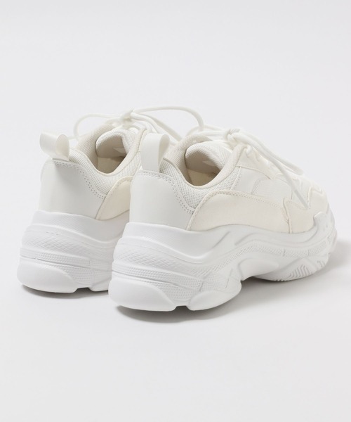 Andemiu（アンデミュウ）の「ダッドスニーカー285779（スニーカー・レディース・ホワイト・M/L）」の2枚目の写真