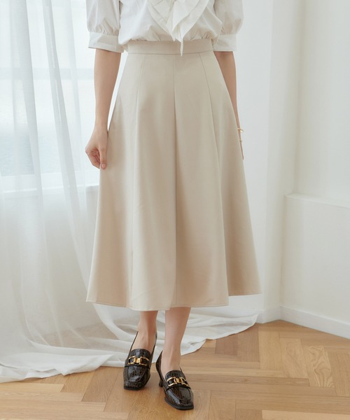 Lamoa（ラモア）の「Lamoa/Aライン 台形　フレアスカート（スカート・レディース・ブラック/グリーン/アイボリー・MEDIUM/LARGE）」の13枚目の写真