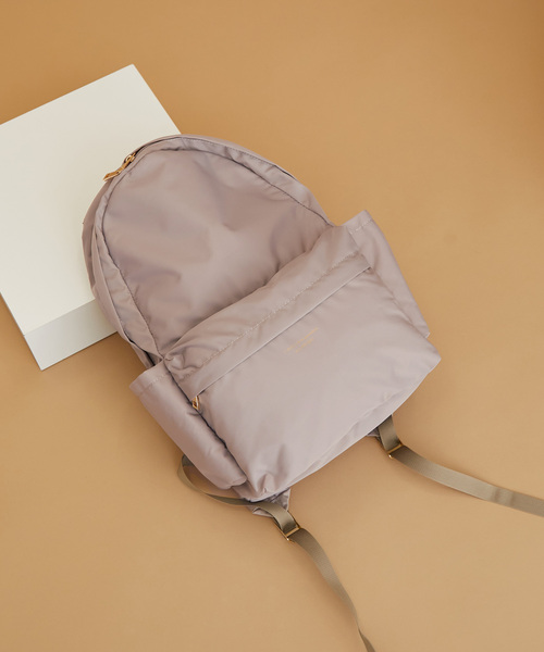 ROPE' PICNIC（ロペピクニック）の「撥水加工/ナイロンツイルリュック（バックパック/リュック・レディース・ブラック/チャコールグレー/パープル系その他・FREE）」の3枚目の写真