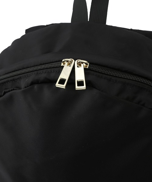 ROPE' PICNIC（ロペピクニック）の「撥水加工/ナイロンツイルリュック（バックパック/リュック・レディース・ブラック/チャコールグレー/パープル系その他・FREE）」の6枚目の写真