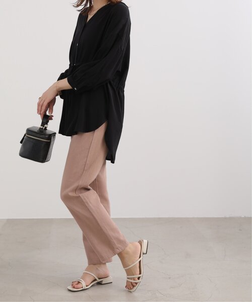 RAY CASSIN(レイカズン)の「カツラギストレートパンツ(チノパンツ・レディース・ブラック/ピンク/キナリ/ブラウン・FREE)」の17枚目の写真