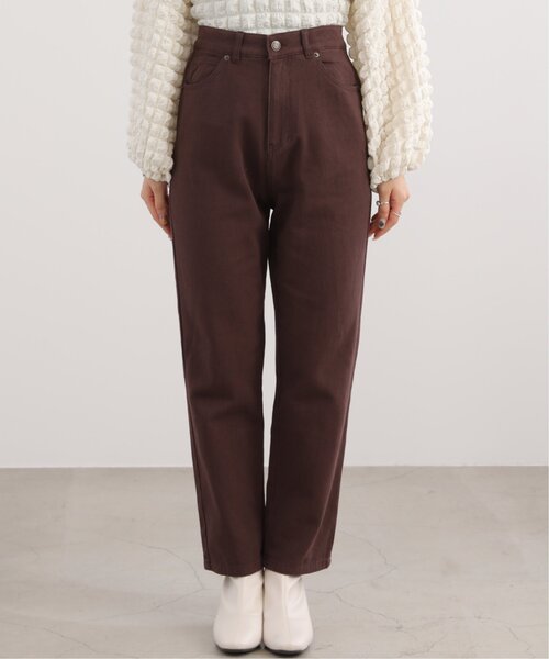 RAY CASSIN(レイカズン)の「カツラギストレートパンツ(チノパンツ・レディース・ブラック/ピンク/キナリ/ブラウン・FREE)」の22枚目の写真