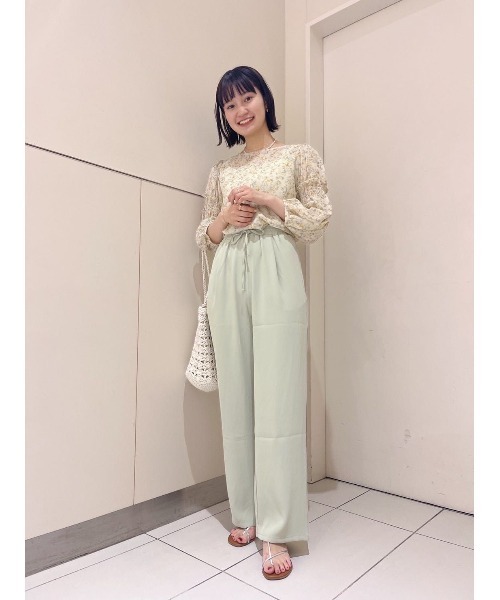 flower（フラワー）の「リラックスハイウエストロングパンツ（その他パンツ・レディース・パープル/グリーン・FREE）」の20枚目の写真