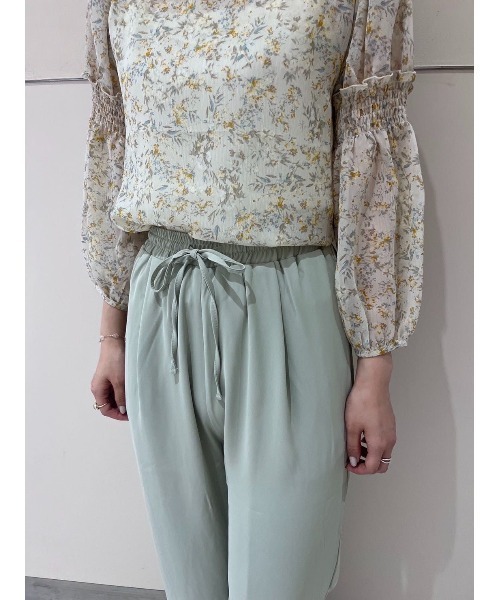 flower（フラワー）の「リラックスハイウエストロングパンツ（その他パンツ・レディース・パープル/グリーン・FREE）」の22枚目の写真