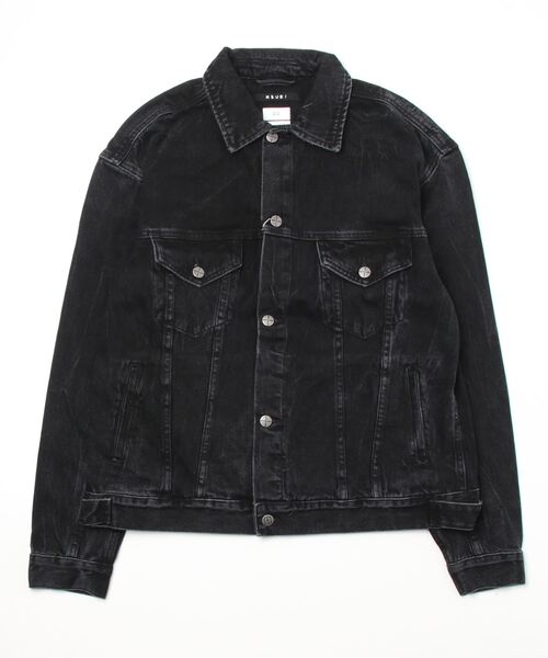 KSUBI（スビ）の「KSUBI OH G JACKET (MPF22JK005)（デニムジャケット・メンズ・ブラック・MEDIUM/LARGE）」の4枚目の写真
