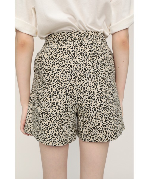 SLY（スライ）の「RELAX HW S/PT リラックス ルーズ スラックス ハイウェスト ショートパンツ（スラックス・レディース・ブルー/マルチ・1/2/0）」の15枚目の写真