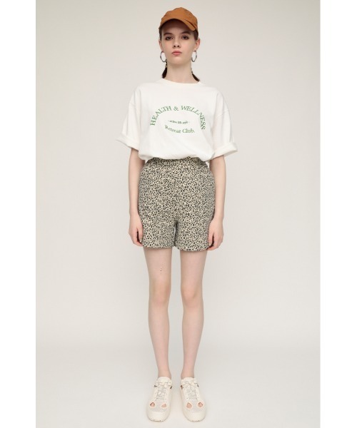 SLY（スライ）の「RELAX HW S/PT リラックス ルーズ スラックス ハイウェスト ショートパンツ（スラックス・レディース・ブルー/マルチ・1/2/0）」の11枚目の写真