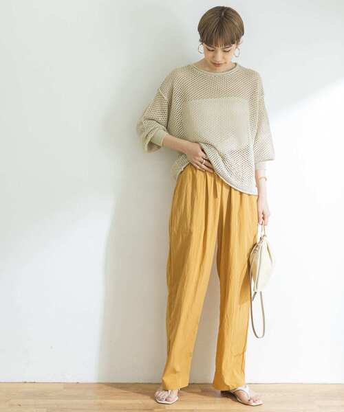 URBAN RESEARCH（アーバンリサーチ）の「メッシュニットプルオーバー（ニット/セーター・レディース・ブラック/ボルドー/ベージュ系その他・FREE）」の22枚目の写真