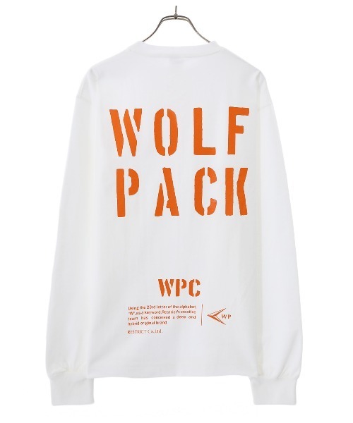 WP（ダブリューピー）の「WP / ダブリューピー：WP×CAMBER WPC L/Tee：WP09-LT01[WAX]（Tシャツ/カットソー・メンズ・ホワイト×ブラック/ホワイト系その他・L/XL/XXL）」の2枚目の写真