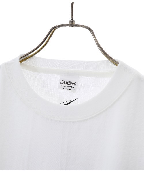 WP（ダブリューピー）の「WP / ダブリューピー：WP×CAMBER WPC L/Tee：WP09-LT01[WAX]（Tシャツ/カットソー・メンズ・ホワイト×ブラック/ホワイト系その他・L/XL/XXL）」の6枚目の写真