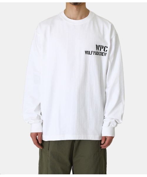 WP（ダブリューピー）の「WP / ダブリューピー：WP×CAMBER WPC L/Tee：WP09-LT01[WAX]（Tシャツ/カットソー・メンズ・ホワイト×ブラック/ホワイト系その他・L/XL/XXL）」の10枚目の写真