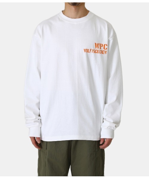 WP（ダブリューピー）の「WP / ダブリューピー：WP×CAMBER WPC L/Tee：WP09-LT01[WAX]（Tシャツ/カットソー・メンズ・ホワイト×ブラック/ホワイト系その他・L/XL/XXL）」の18枚目の写真