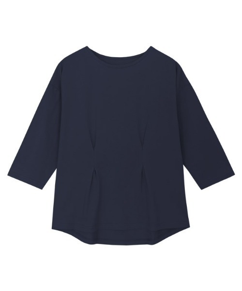 Pierrot(ピエロ)の「スタイルアップカットソー(Tシャツ/カットソー・レディース・オフホワイト/ブラック/ネイビー/ピンク系その他・M/L)」の8枚目の写真