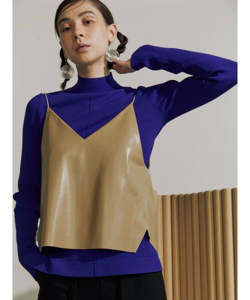 UN3D.（アンスリード）の「ベーシックタートル（ニット/セーター・レディース・ブラック/パープル/ブルー・38/36）」の4枚目の写真