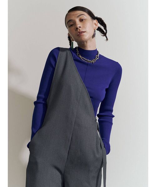 UN3D.（アンスリード）の「ベーシックタートル（ニット/セーター・レディース・ブラック/パープル/ブルー・38/36）」の14枚目の写真