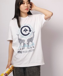 LRG アニマル キリン プリントTシャツ