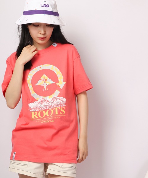 LRG(エルアールジー)の「LRG アニマル キリン プリントTシャツ(Tシャツ/カットソー・メンズ・ネイビー/ホワイト/ホワイト系その他/ホワイト系その他2/パープル/チャコール/コーラルピンク/ホワイト系その他3/ブルー系その他2/ブルー系その他/シルバー・L/XL/M)」の10枚目の写真