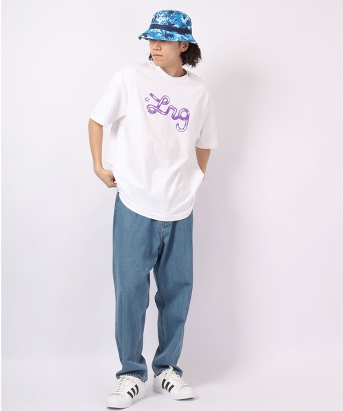 LRG(エルアールジー)の「LRG アニマル キリン プリントTシャツ(Tシャツ/カットソー・メンズ・ネイビー/ホワイト/ホワイト系その他/ホワイト系その他2/パープル/チャコール/コーラルピンク/ホワイト系その他3/ブルー系その他2/ブルー系その他/シルバー・L/XL/M)」の12枚目の写真