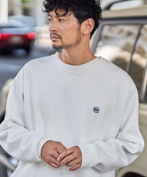 B:MING by BEAMS / ダンボール ワッペン クルーネックスウェットシャツ