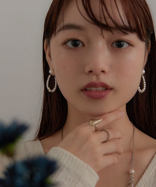 niana(ニアナ)の「パールパーティーピアス(ピアス(両耳用)・レディース・オフホワイト・FREE)」の9枚目の写真