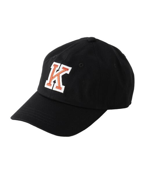 coen(コーエン)の「カレッジロゴ刺繍ツイルキャップ(キャップ・キッズ・ブラック/ベージュ・54cm/56cm)」の7枚目の写真