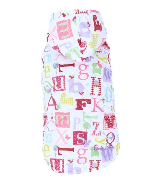 LAURA ASHLEY(ローラアシュレイ)の「LAURA ASHLEY/フード付き中綿ベスト(ペットウェア・レディース・ホワイト/ネイビー・2XS/XS/M/S/2L/L/2M)」の5枚目の写真