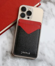 Jamale（ジャマレ）の「[Jamale]牛革レザーバイカラーカードポケット日本製（カードケース）」