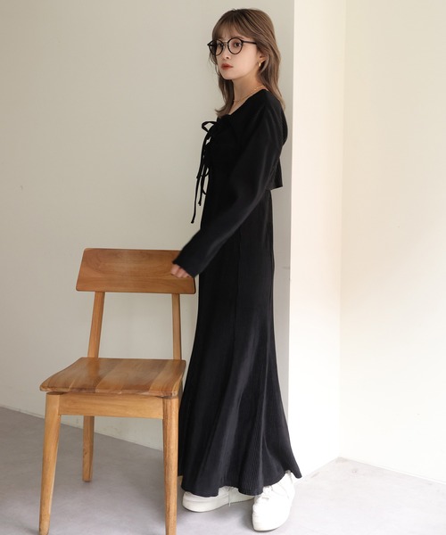 one after another NICE CLAUP（ワンアフターアナザーナイスクラップ）の「1着で着回し広がる。マルチWAYセットワンピース（ワンピース・レディース・グレイッシュベージュ/ライトピンク/ブラック/ブラウン系その他・FREE）」の21枚目の写真