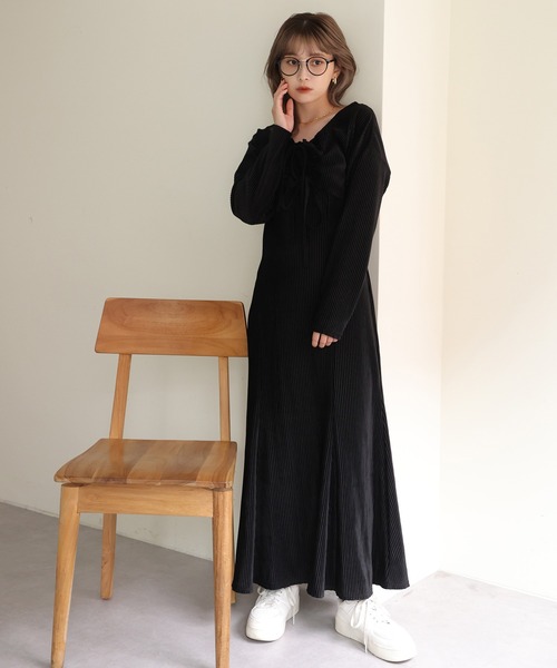 one after another NICE CLAUP（ワンアフターアナザーナイスクラップ）の「1着で着回し広がる。マルチWAYセットワンピース（ワンピース・レディース・グレイッシュベージュ/ライトピンク/ブラック/ブラウン系その他・FREE）」の22枚目の写真