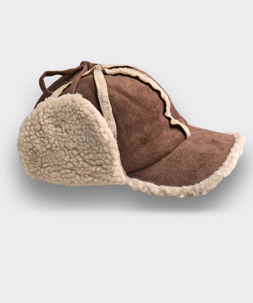 ALTROSE（アルトローズ）の「キャップ [ムートン風フライト]（キャップ・レディース・ブラック/ベージュ/ブラウン/キャメル・FREE）」の13枚目の写真