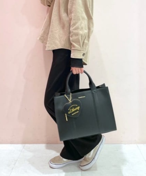 楽天市場】シンプルリボンA4トートバッグ SAMANTHAVEGA サマンサ