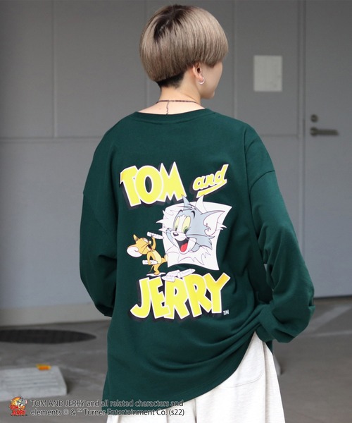 セール】【TOM&JERRY / トムとジェリー】バックプリント / 袖プリント
