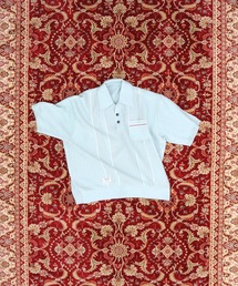 elephant TRIBAL fabrics | elephant TRIBAL fabrics Grandfather knit polo(ポロシャツ)