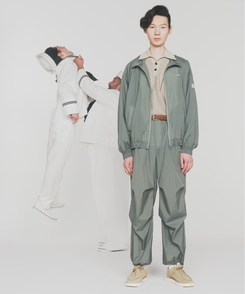 elephant TRIBAL fabrics Grandfather knit polo（ポロシャツ