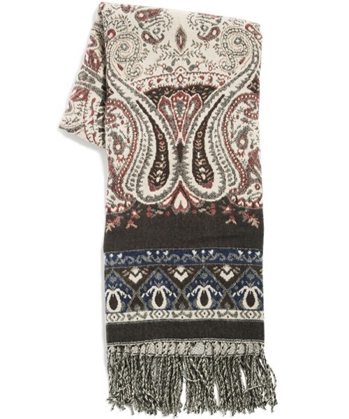 キャピタル　マフラー　ペイズリー柄 Kapital キャピタル縮絨マフラーペイズリー