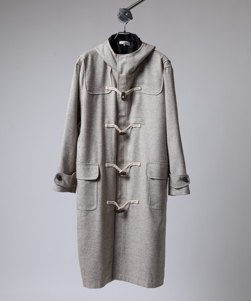 Questioning(クエスチョニング)の「big duffel coat / ビッグシルエット ダッフルコート unisex(ダッフルコート・メンズ・ブラック/ベージュ/グレー/レッド/ブルー/パープル/ピンク/オレンジ/ベージュ系2/ブラック系1/ブラック系2/ベージュ系1/ブラウン系2/レッド系2/ブラウン系1/ライトブルー・M/L/XL)」の9枚目の写真