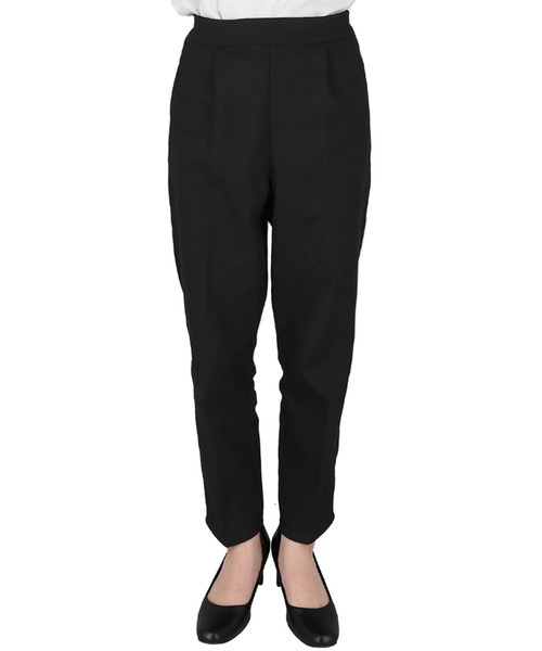 coca(coca)(コカ)の「裏フリース超極暖ストレットテーパードパンツ(スラックス・レディース・ベージュ/ピンク/アイボリー/ブラック・S/M/L)」の21枚目の写真