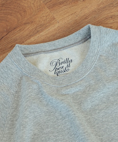 BRILLA per il gusto（ブリッラペルイルグースト）の「Brilla per il gusto / ショートスリーブ スウェット（スウェット・メンズ・グレー/グリーン系その他4/ホワイト/ネイビー・S/M/L/XL）」の19枚目の写真