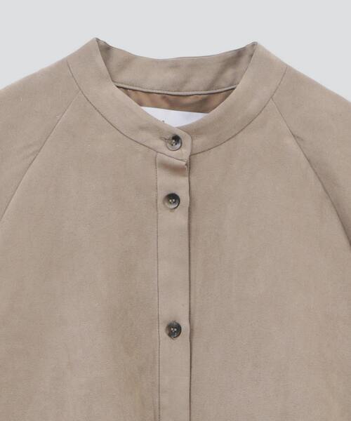 CONVERSE TOKYO（コンバーストウキョウ）の「フェイクスウェードシャツ  