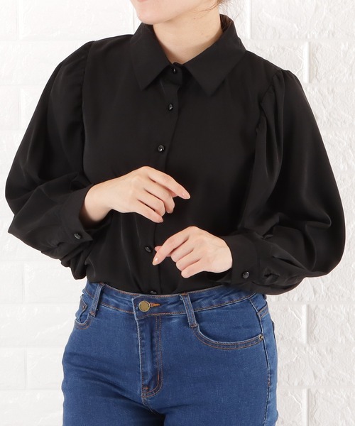 Lace Ladies(レースレディース)の「ボリューム袖ブラウス(シャツ/ブラウス・レディース・ベージュ/ブラック/ホワイト/ライトブルー・FREE)」の18枚目の写真
