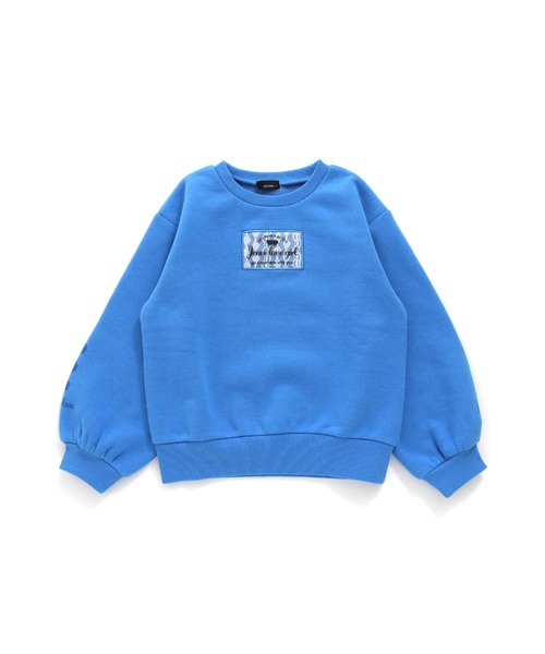 JENNI love（ジェニィラブ）の「裏起毛レースワッペントレーナー（スウェット・キッズ・ラベンダー/ブラック/ブルー・130cm/140cm/150cm/160cm）」の21枚目の写真