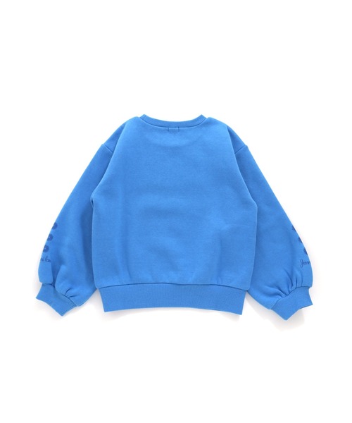 JENNI love（ジェニィラブ）の「裏起毛レースワッペントレーナー（スウェット・キッズ・ラベンダー/ブラック/ブルー・130cm/140cm/150cm/160cm）」の7枚目の写真