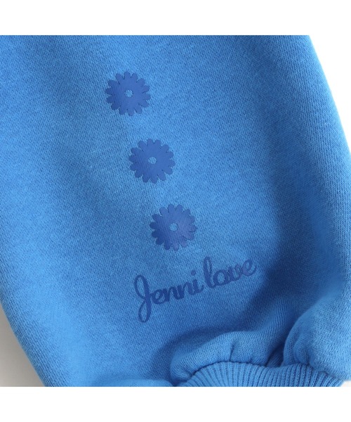 JENNI love（ジェニィラブ）の「裏起毛レースワッペントレーナー（スウェット・キッズ・ラベンダー/ブラック/ブルー・130cm/140cm/150cm/160cm）」の14枚目の写真