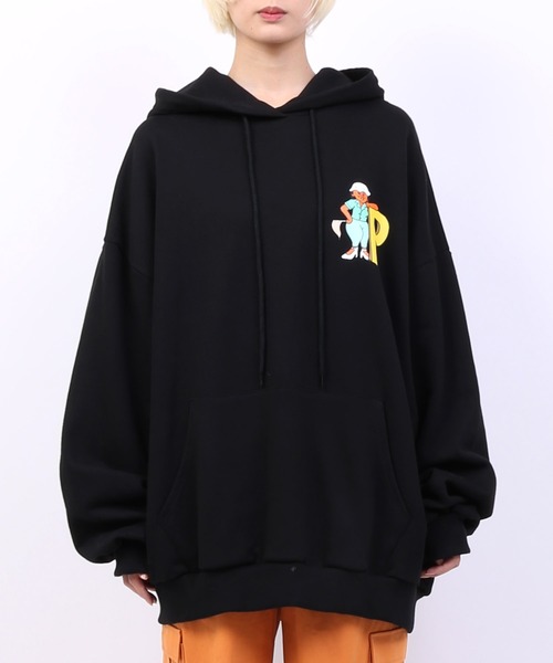 PUNYUS（プニュズ）の「VACATIONパーカー（パーカー・レディース・ブラック/イエロー/杢グレー・3/4）」の13枚目の写真