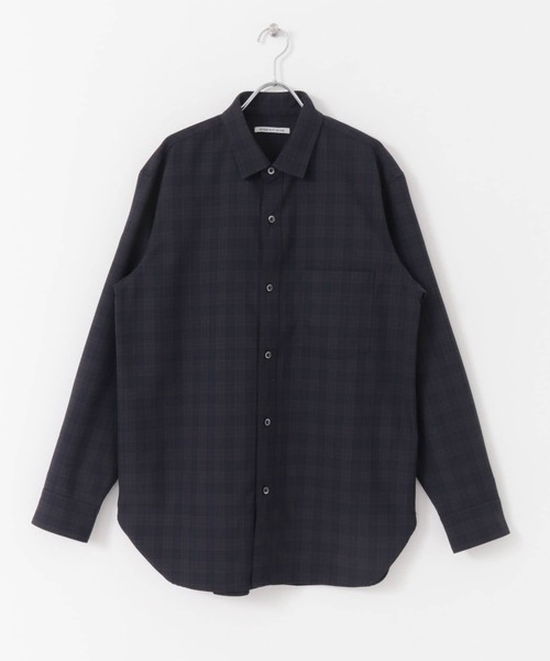 WORK NOT WORK URBAN RESEARCH(ワークノットワークアーバンリサーチ)の「WORK NOT WORK Checked Twill Shirts(シャツ/ブラウス・メンズ・ブラウン系その他/ブルー系その他・MEDIUM/LARGE)」の2枚目の写真