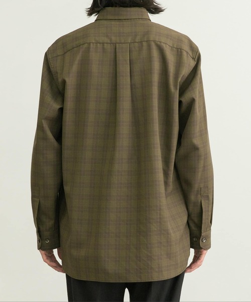 WORK NOT WORK URBAN RESEARCH(ワークノットワークアーバンリサーチ)の「WORK NOT WORK Checked Twill Shirts(シャツ/ブラウス・メンズ・ブラウン系その他/ブルー系その他・MEDIUM/LARGE)」の10枚目の写真